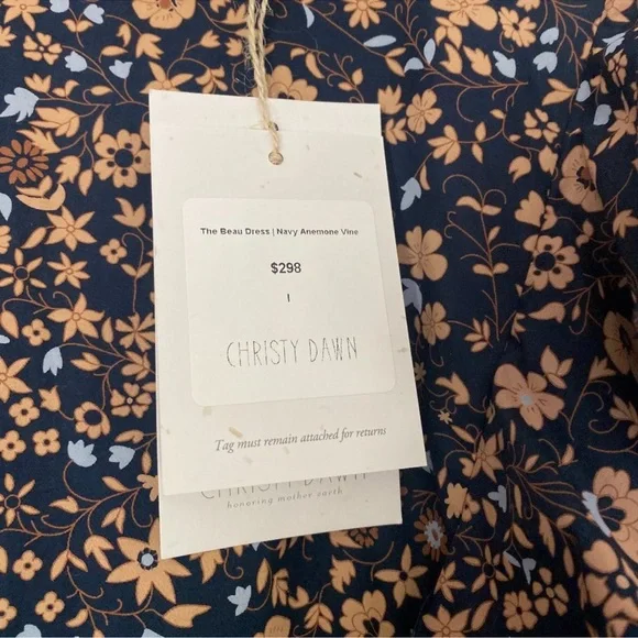 Christy Dawn Navy Floral Dress - Picture 7 of 9